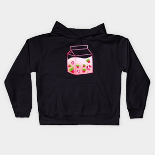 Strawberry Milk Kids Hoodie